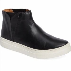 Seychelles Leather High Top Chelsea Sneakers